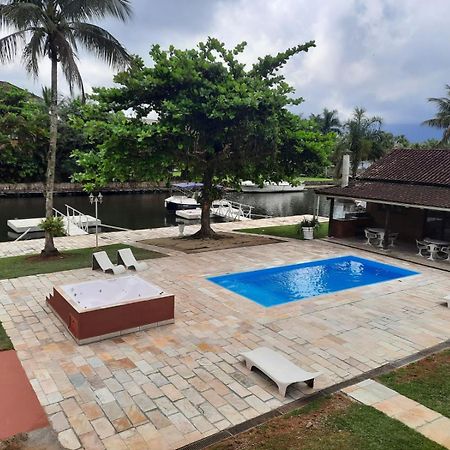 Casa Na Marina Com Piscina Churrasqueira E Pier 과루자 외부 사진