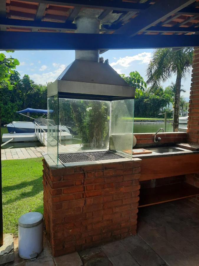 Casa Na Marina Com Piscina Churrasqueira E Pier 과루자 외부 사진