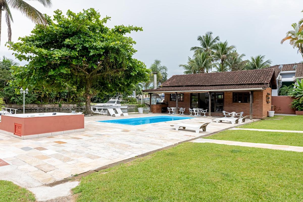 Casa Na Marina Com Piscina Churrasqueira E Pier 과루자 외부 사진